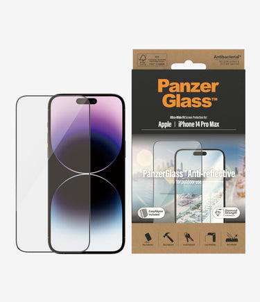 PanzerGlass Anti-Reflective Screen Protector Ultra-Wide Fit For iPhone 14 Pro Max